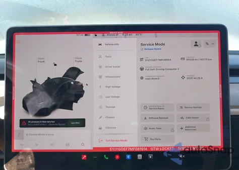 2021 Tesla Model Y Performance Dual Motor All-Wheel Drive из США, поврежденный, VIN 5YJYGDEF7MF081914